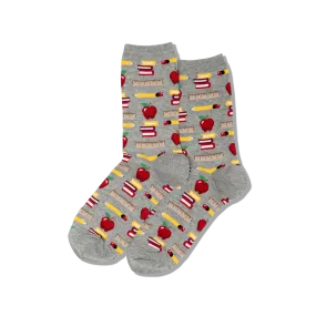 HOTSOX Women's Teachers School Supplies Socks