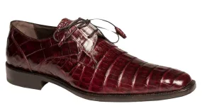 Anderson Crocodile Oxford Burgundy