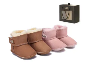 AUSTRALIAN SHEPHERD® UGG Australian Sheepskin Baby Bootie Gift Box Eliana