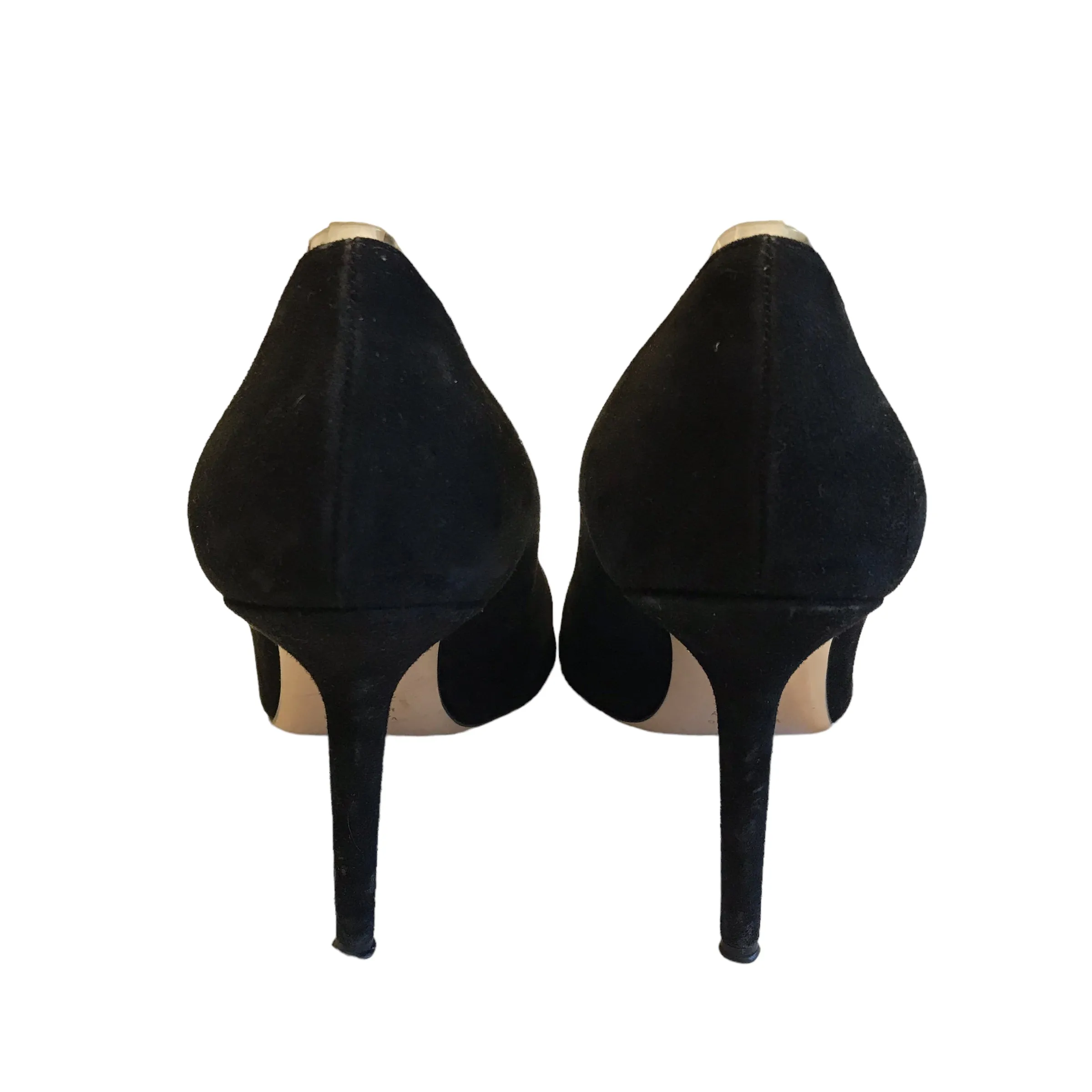 BLACK SHOES DESIGNER by CHARLOTTE OLYMPIA Size:10.5