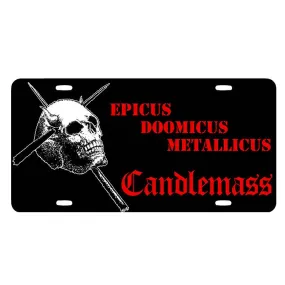 Candlemass - Candlemass license plate