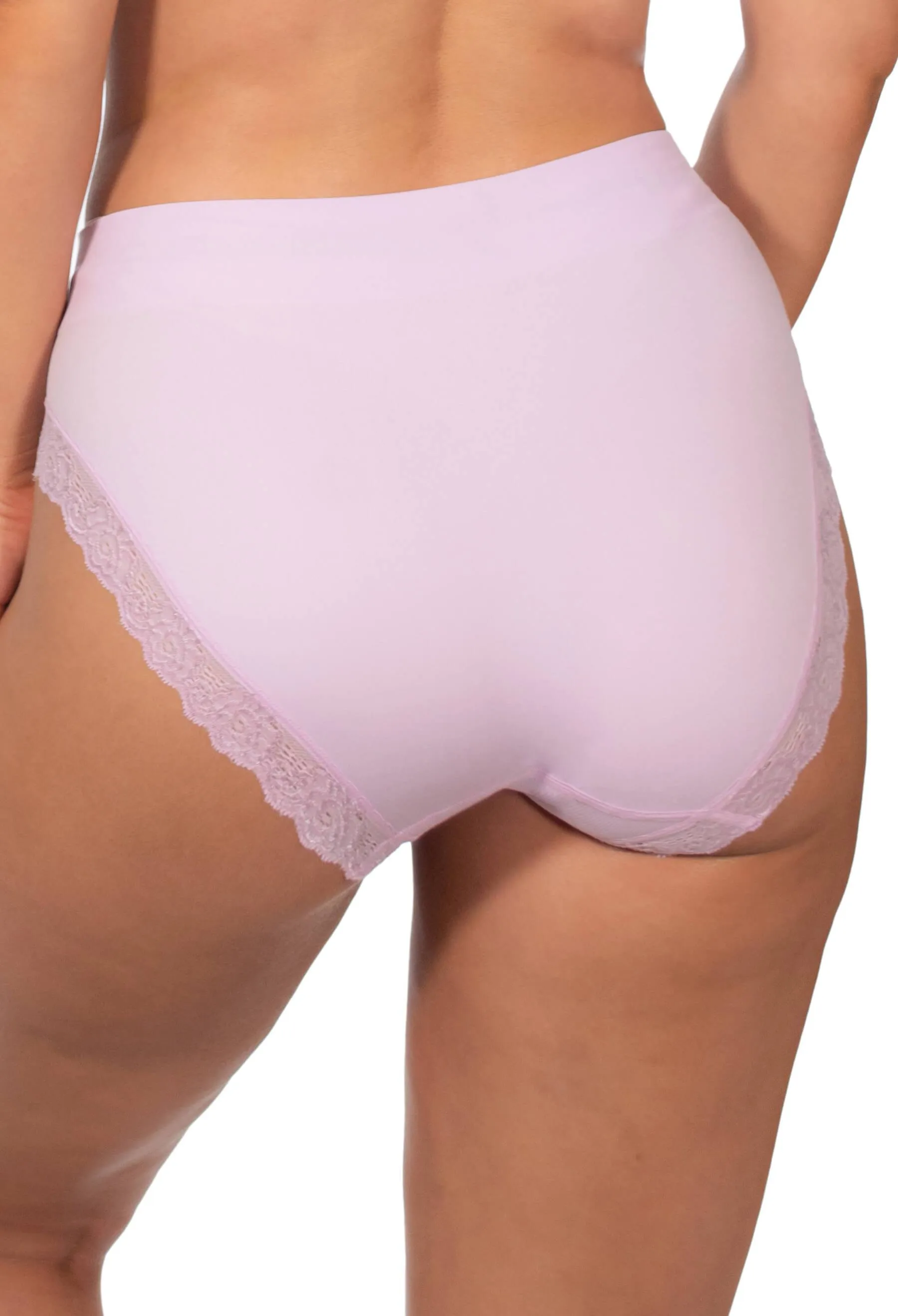 Curvy Invisible Lace Contour High Cut Brief