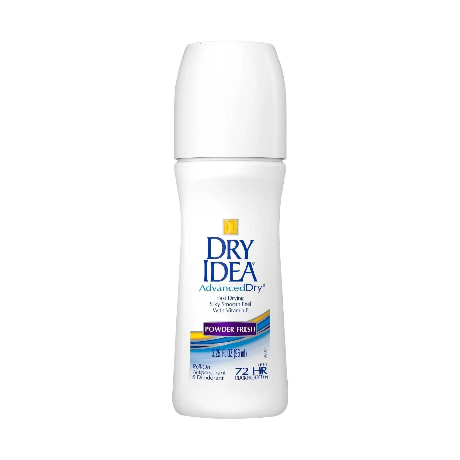 Dry Idea - Antiperspirant Deodorant Roll On - Powder Fresh - 3.25 Oz - 12 Pack