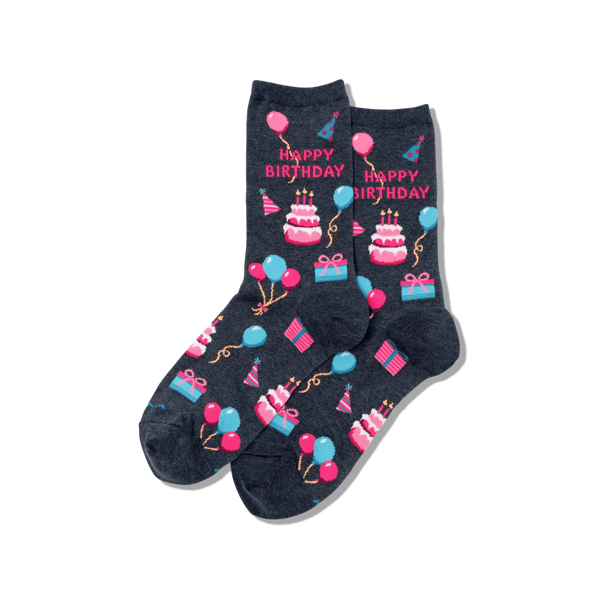 HOTSOX Women's Happy Birthday Crew Socks