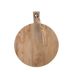 Mango Wood Board Round 45x36x2.5cm