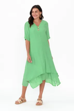 Nala Green Layers Dress