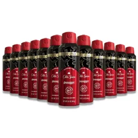 Old Spice -  Aluminum Free Body Spray for Men, Swagger - 5.1 Oz - 12 Pack