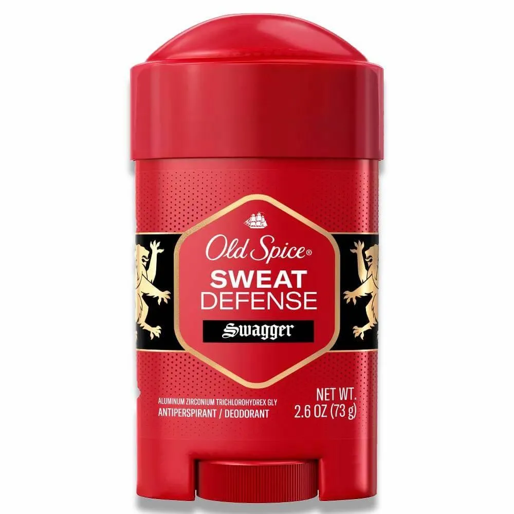 Old Spice -  Hardest Working Collection Deodorant, Stronger Swagger - 2.6 Oz - 12 Pack