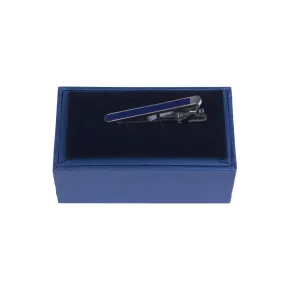 Royal Blue Patterned Tie Bar