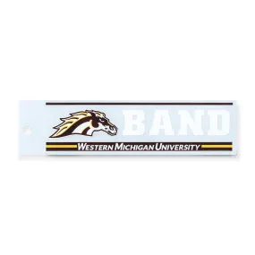 Western Michigan Band Bar Decal